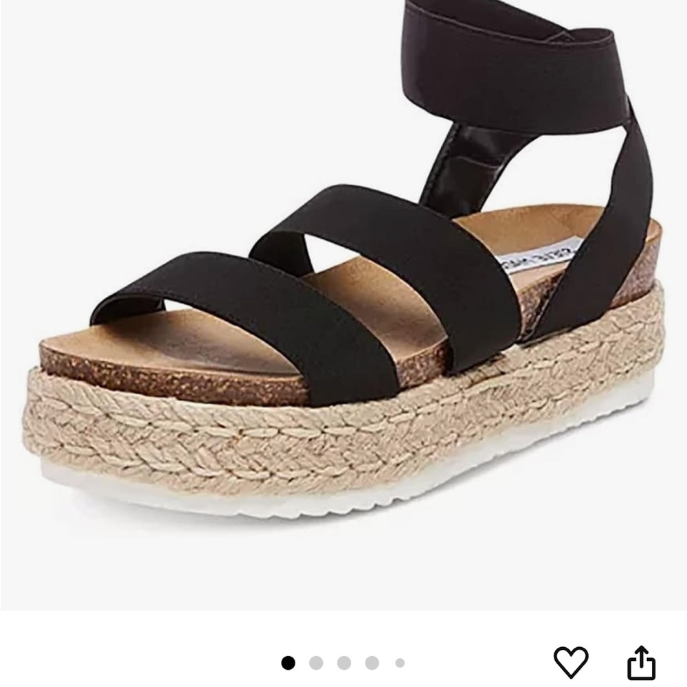 Steve Madden “Jaklin” sandal in black